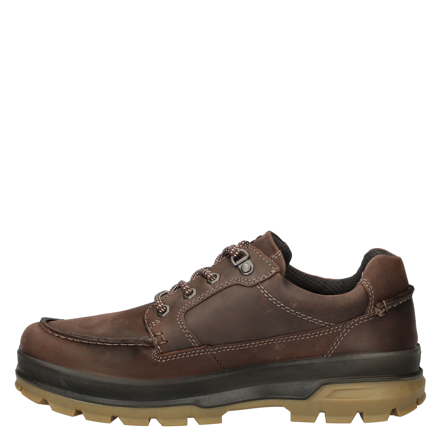 Rugged Track heren veterschoen Ecco Bruin