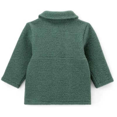 Kinder-Hemdjacke Wollwalk, Salbei