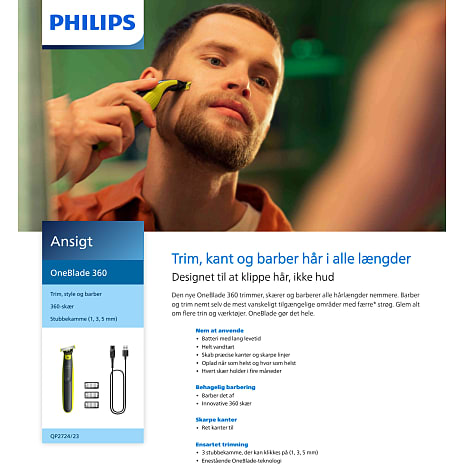 Philips OneBlade QP2724/23 skægtrimmer