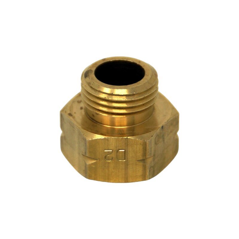 DREHMEISTER Gas Befüllstutzen D2 (KLFxIG W21,8x1/14 LH)