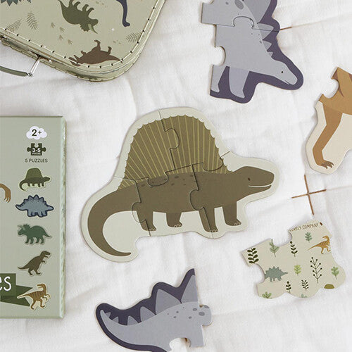 A little lovely company puzzels dinosaurussen - 5st