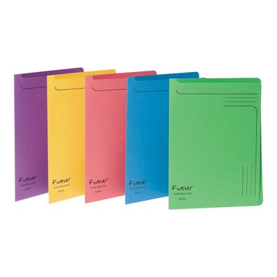Exacompta Forever - 5 Chemises coin - A4 - pour 150 feuilles - couleurs assorties