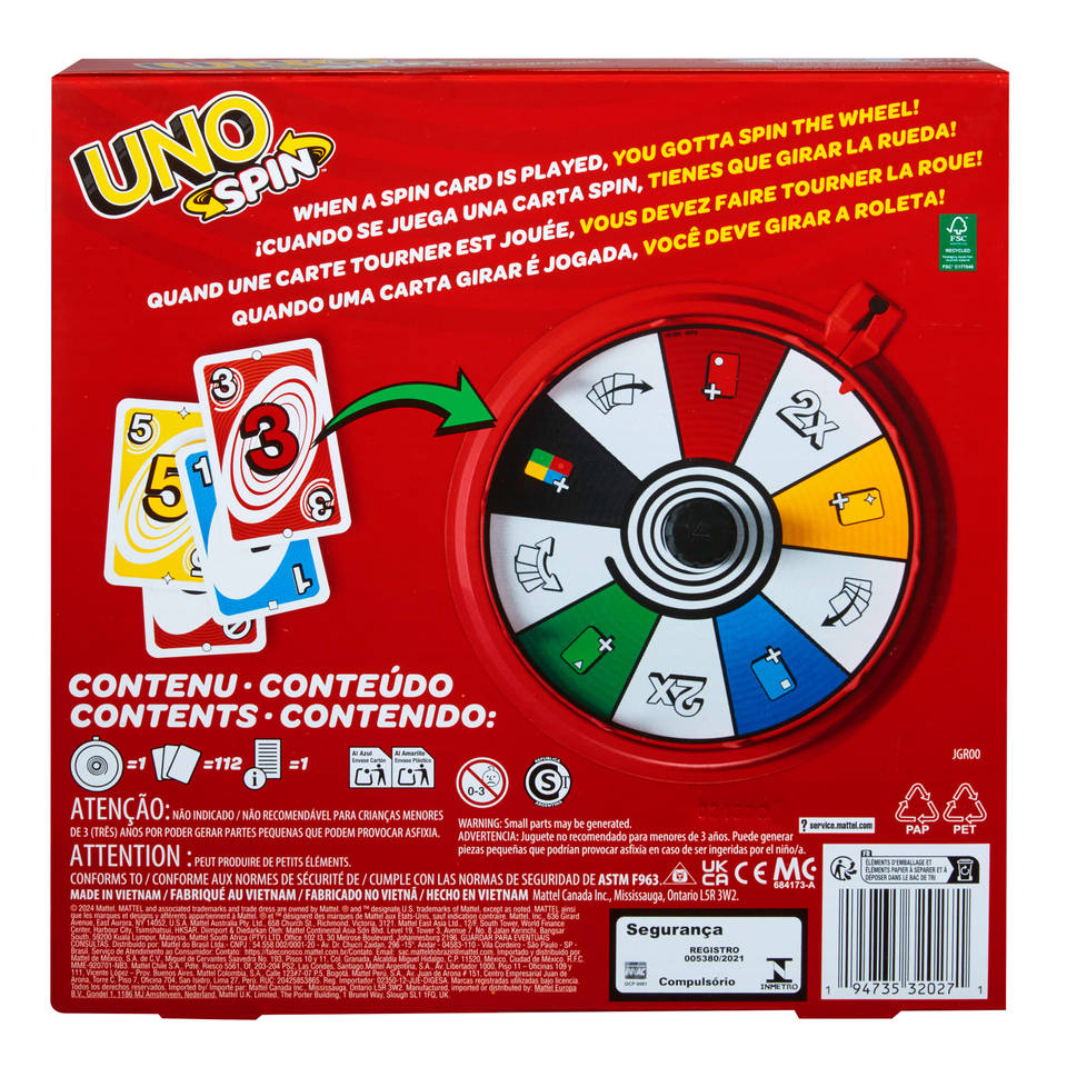 UNO Spin refresh spel
