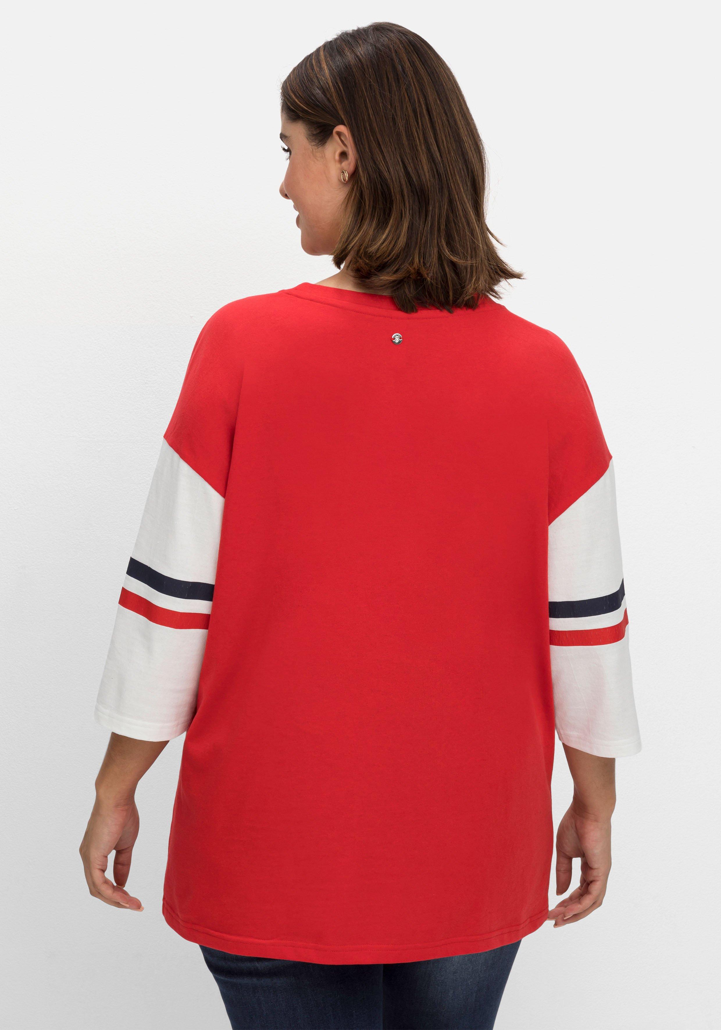 Shirt mit 3/4-Arm, im College-Stil