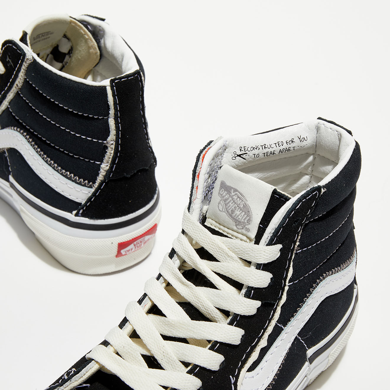 Vans Baskets SK8-Hi Reconstruct noires