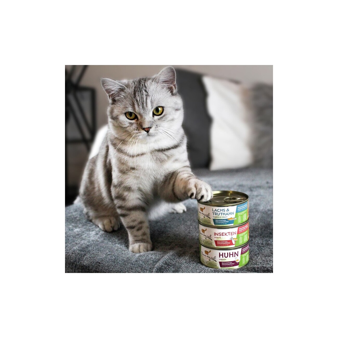 I love my cat Katzenfutter Nass mit Insekten - 100g