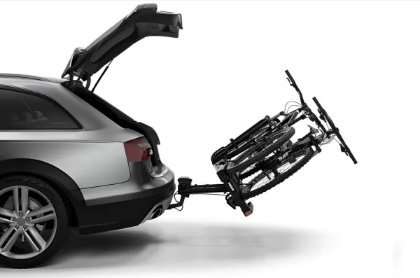 Thule 933 EasyFold XT 2, Cykelholder, Tilkoblingsanordning til bag på bilen, Sort