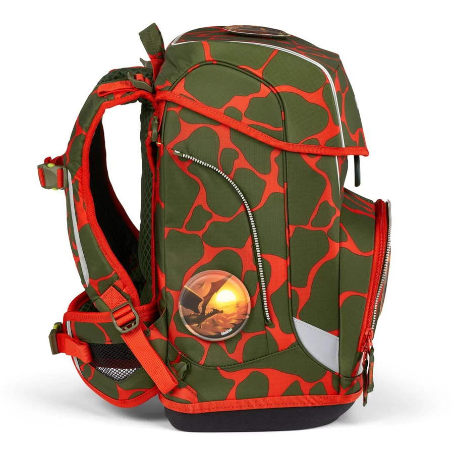 Ergobag Cubo light Lumi - Schulranzen Set 6tlg. Modell 2024 FeuerspeiBär