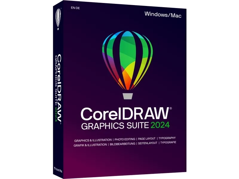 CorelDRAW Graphics Suite 2024 - Bokspakke - 1 bruger (miniboks) - Win, Mac - Multi-Lingual