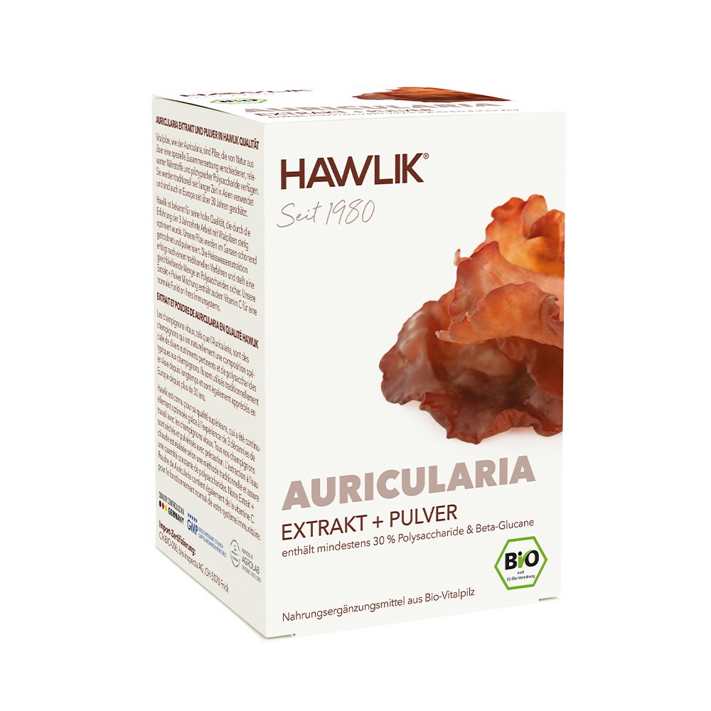 HAWLIK Auricularia Extrakt   Pulver Kaps 120 Stk