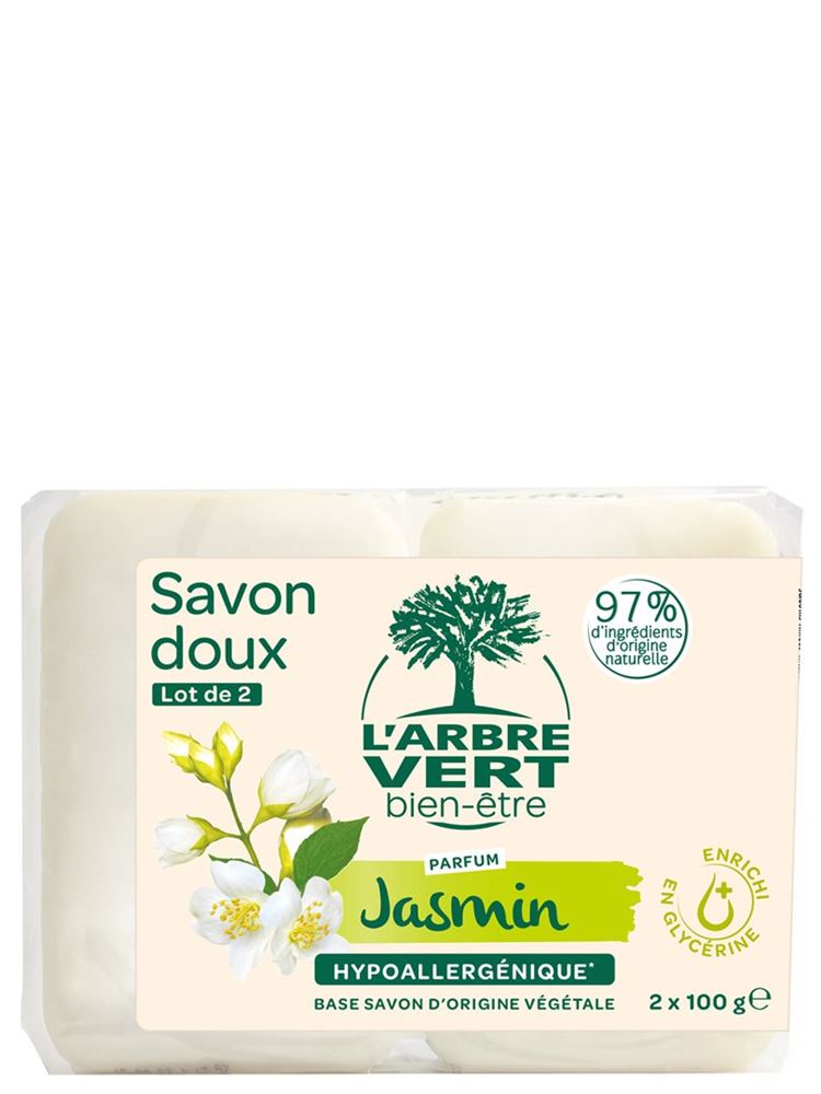 L'ARBRE VERT Öko Seife Bio Jasmin Französisch 100 g