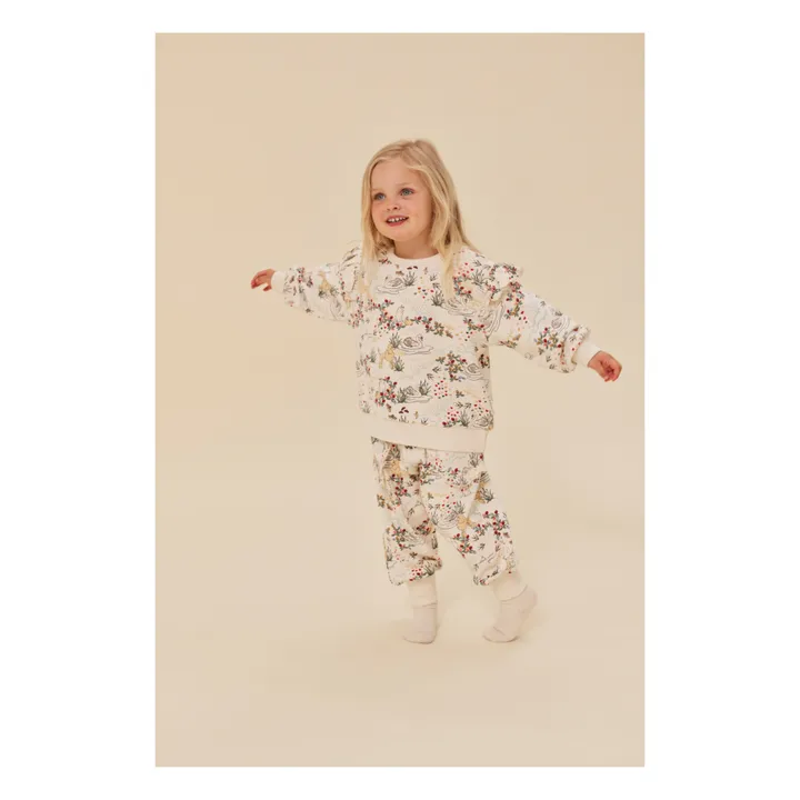 Konges Sløjd Jogger Loupy Lou Volants Coton Bio | Beige