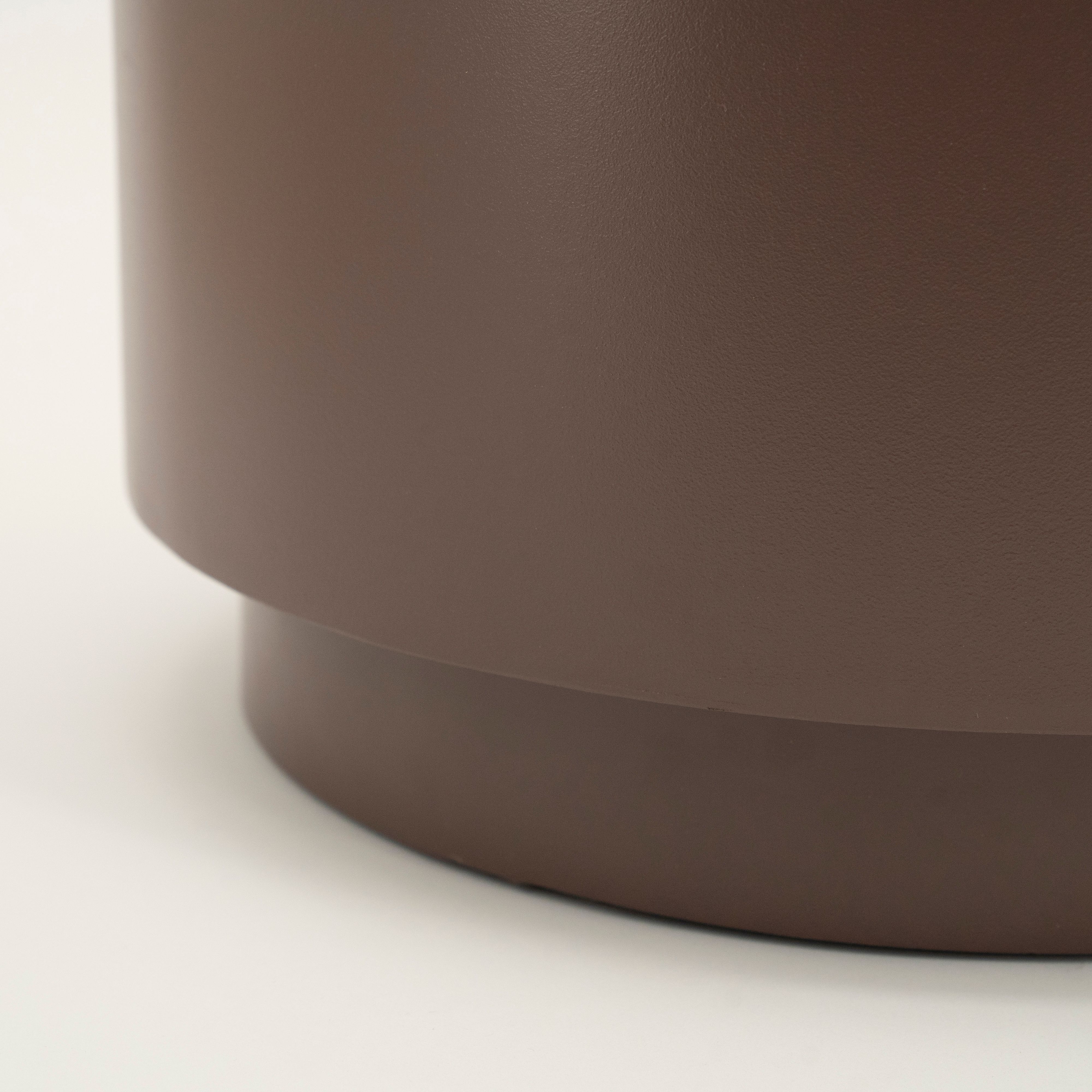 Bijzettafel Dark Taupe 240153 Mesita ⌀37  x H45 cm