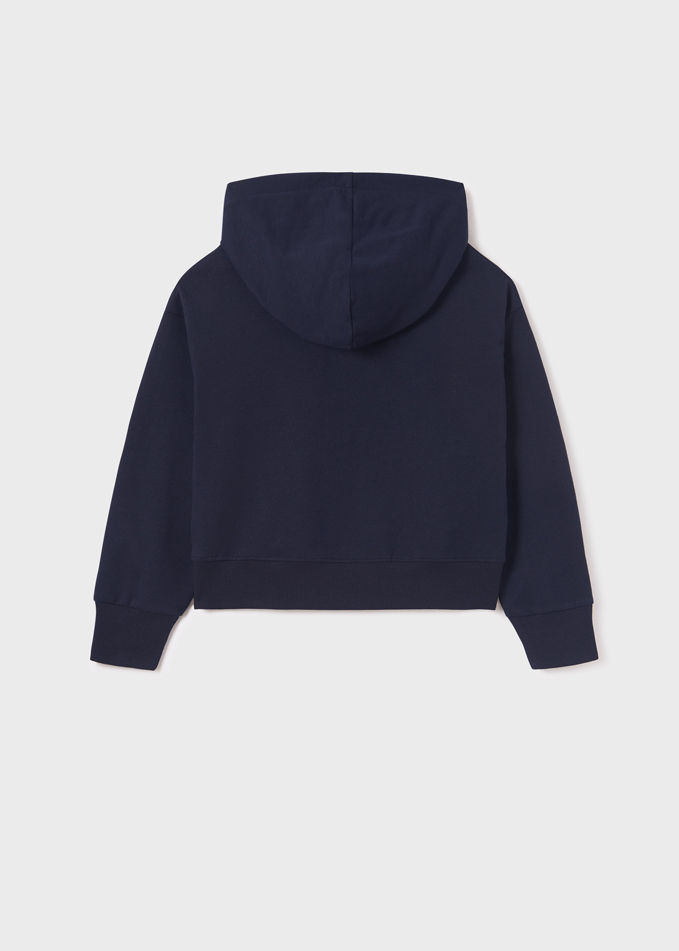 Moletom com capuz estampado para meninas