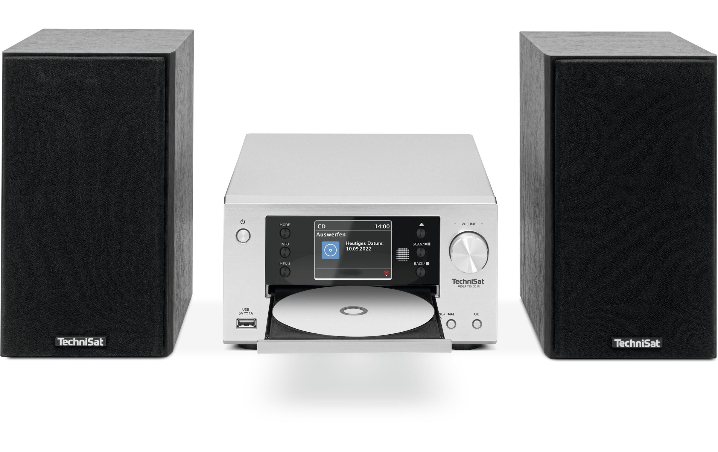 TechniSat Microanlage »Viola 710 CD IR« (Bluetooth Digitalradio (DAB+) | FM-Tuner | Internetradio )
