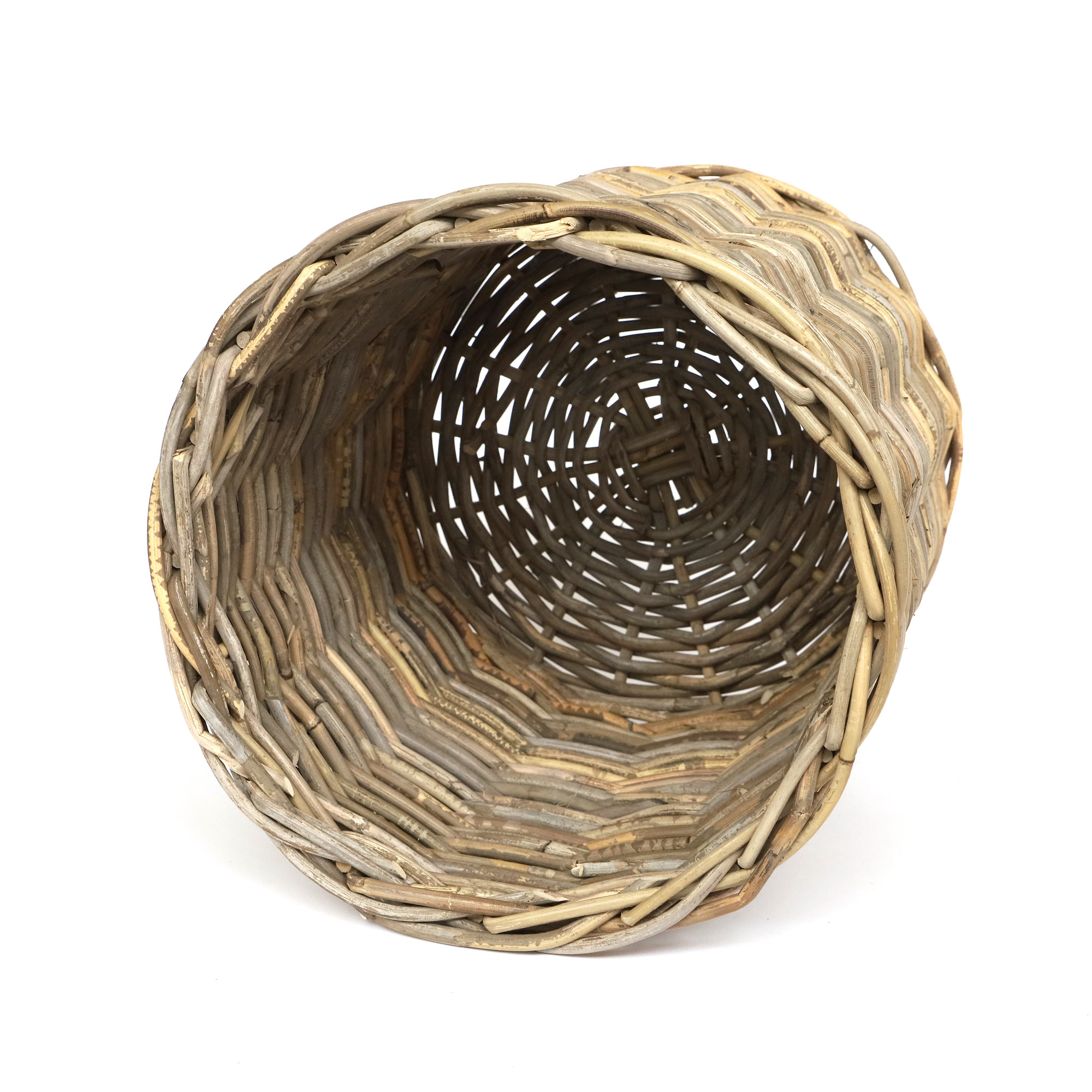 7er-Set Rundkörbe 'Ambon', Rattan natur von fischer's lagerhaus