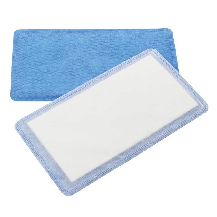 Pluscur Absorb non-bordered 10x20 cm Wundauflage, 10 St