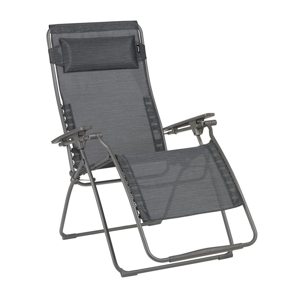 Zero-Gravity-Relaxliege - XL Futura XL Batyline® Duo Grau Obsidian