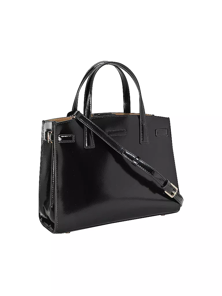 TORY BURCH Ledertasche - Henkeltasche ROBINSON SPAZZOLATO  Small schwarz
