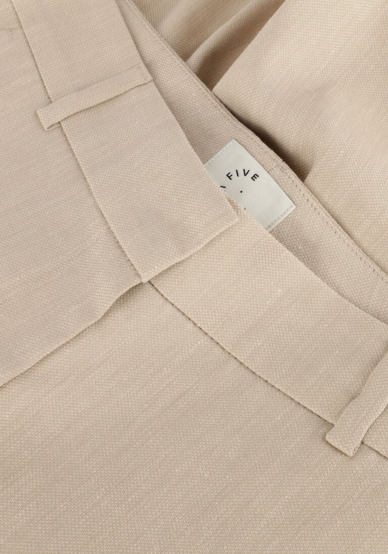 FIVEUNITS beige fiveunits wijde broek dena