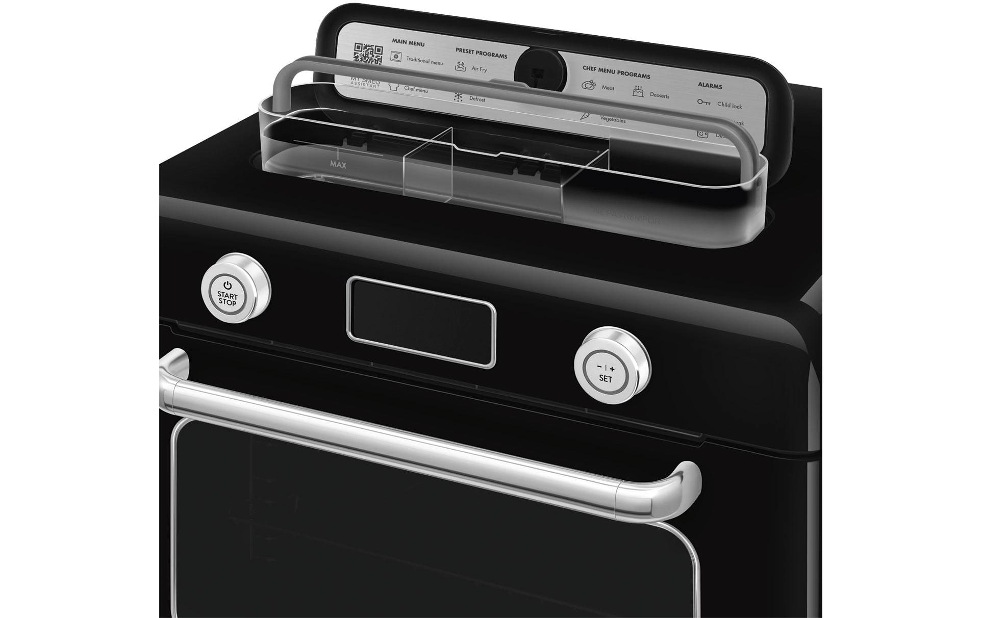 Dampfbackofen COF01 WhEU Schwarz<br>Kombi-Tisch-Backofen