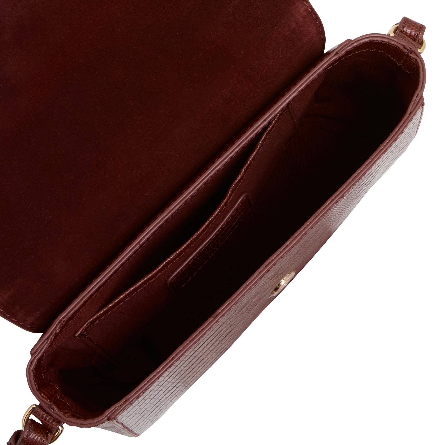 SERVAN - Sac bandoulière en cuir| Rouge