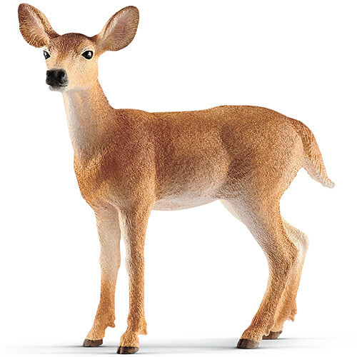 Schleich wild life witstaarthertenkoe - 8,5 cm