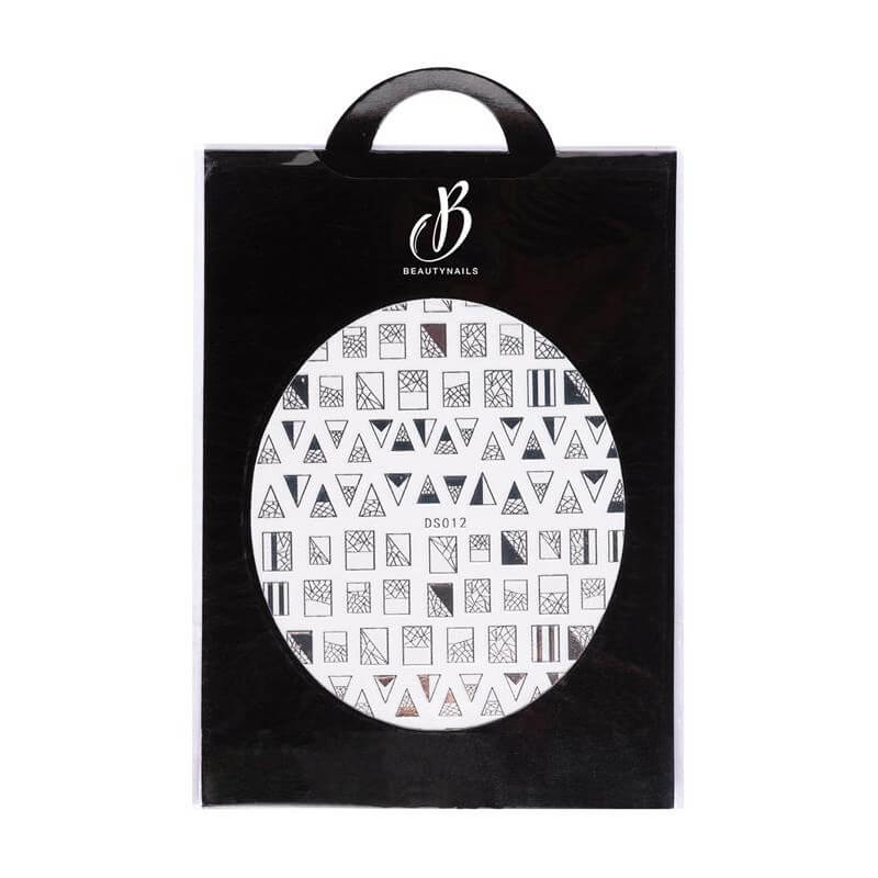 Sticker elastique batik argent Beauty Nails