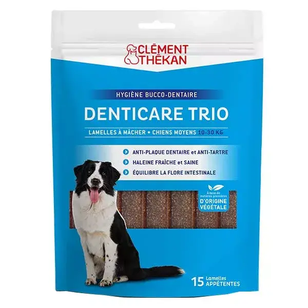 Tiras mastigáveis para higiene oral Clement Thekan para cães de 10 a 30 kg
