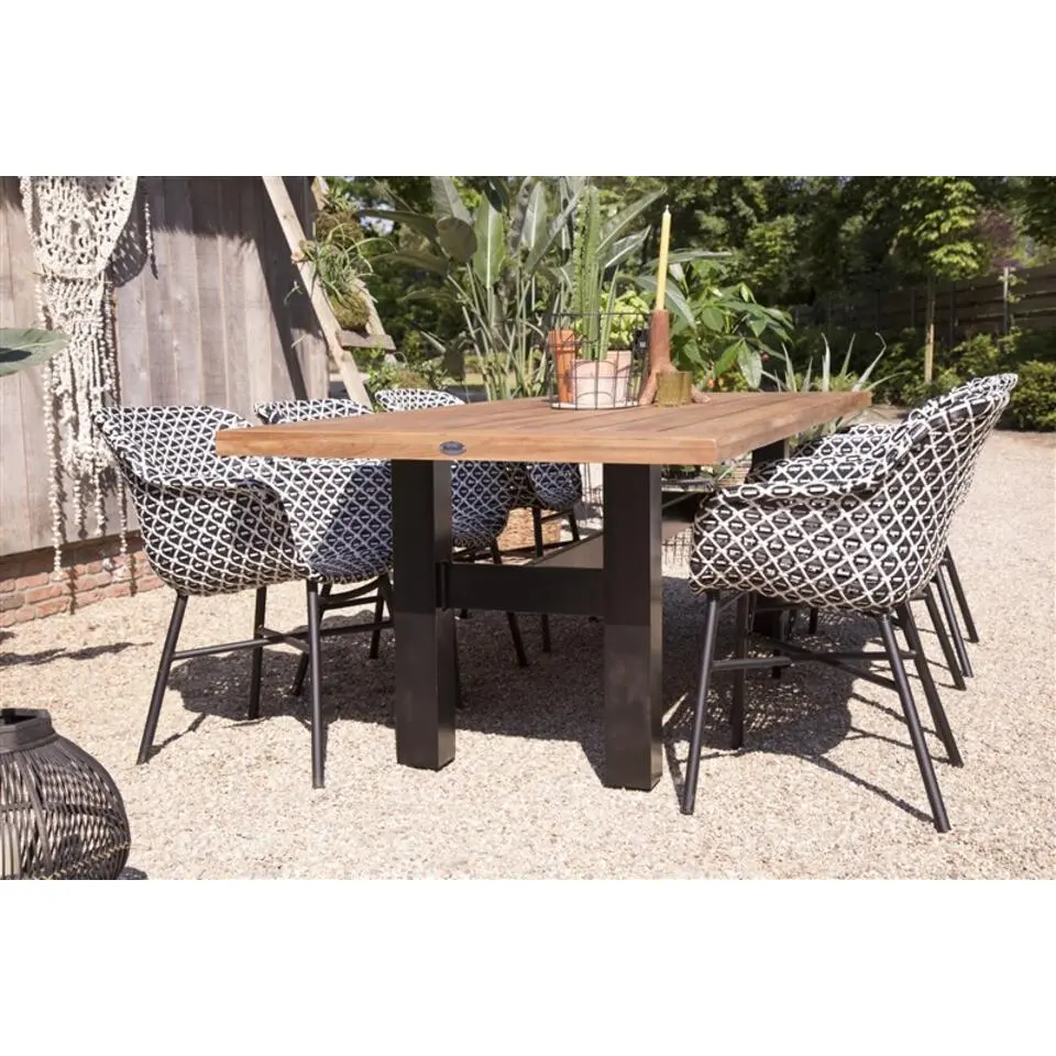 Hartman Delphine dining stoel white - black