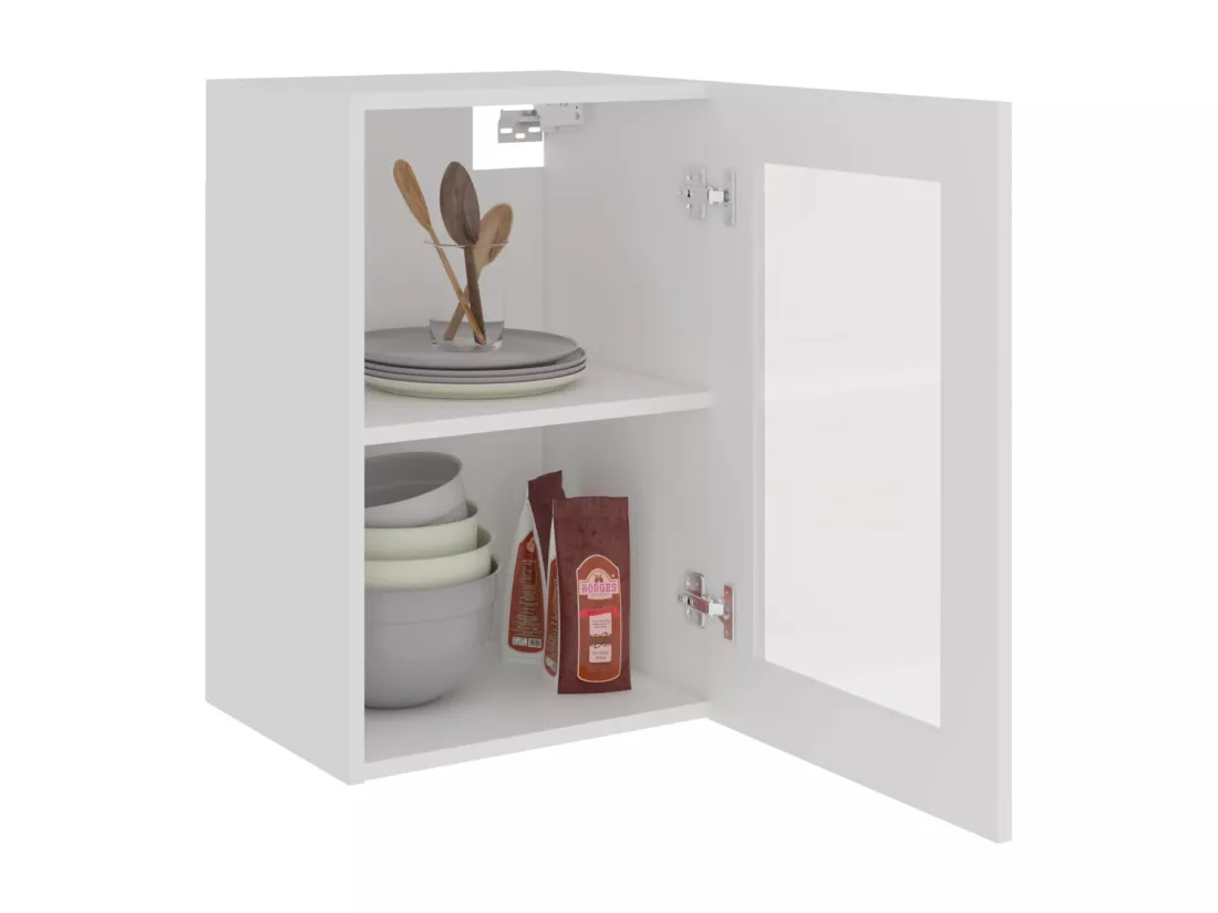 Armoire en verre suspendue 