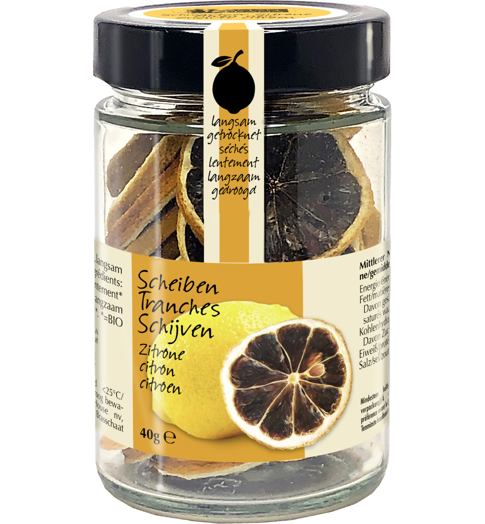 Amanprana Zwarte Citroen Schijfjes Bio (40 gr)