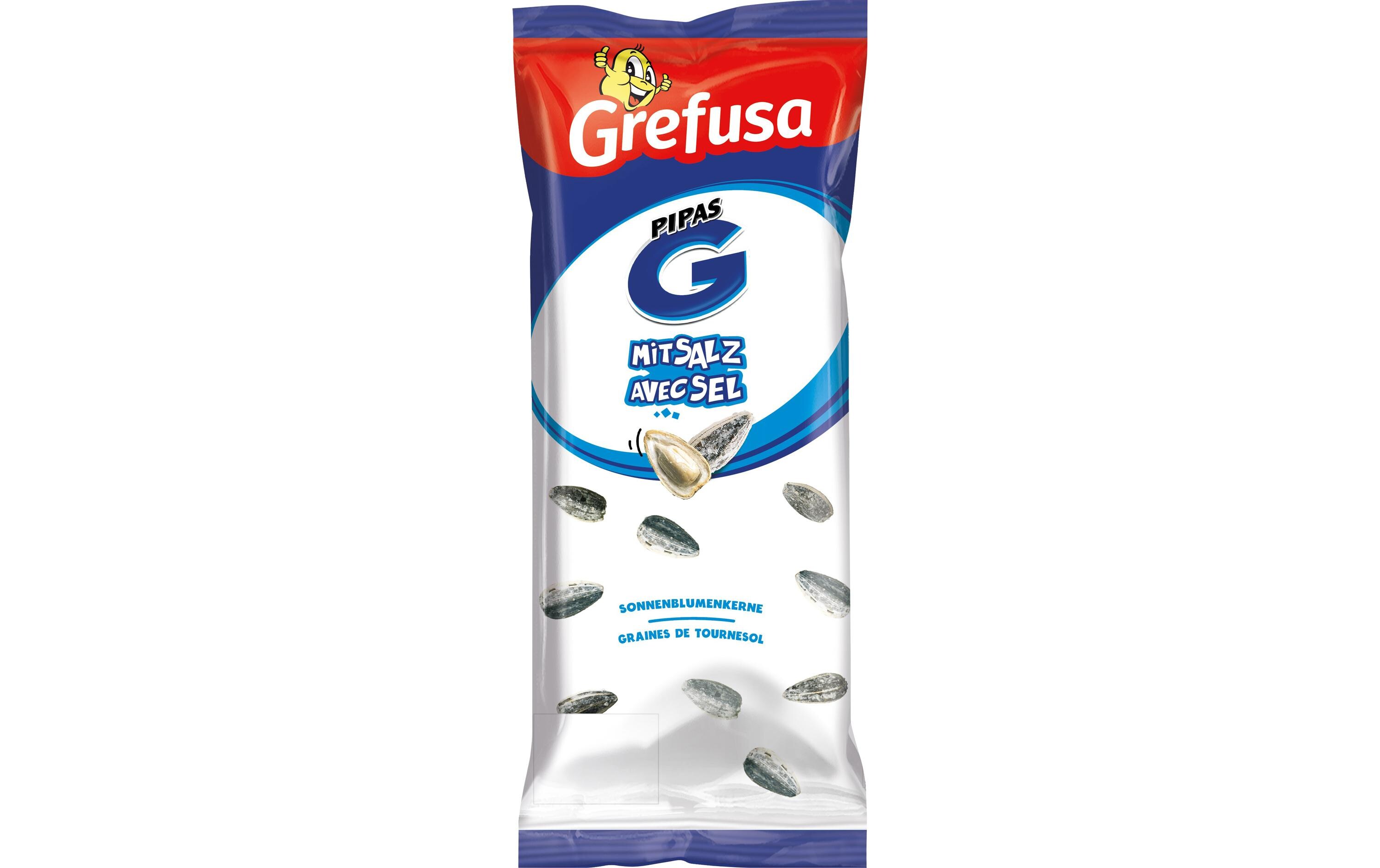Sonnenblumenkerne gesalzen 14 x 110 gSalziger Snack aus Sonnenblumenkernen