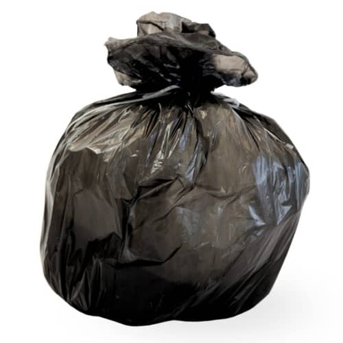 Sac plastique PE HD 10L noir 11µm Jet'Sac