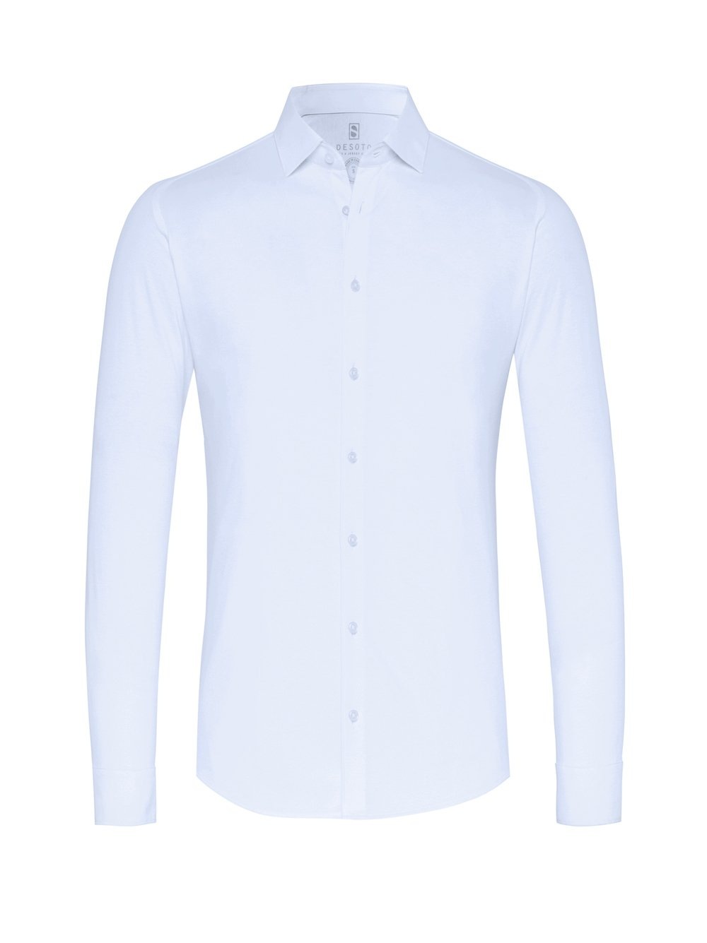 DESOTO Langarmhemd »Jerseyhemd Casual Kent langarm« Flexibler Stretch