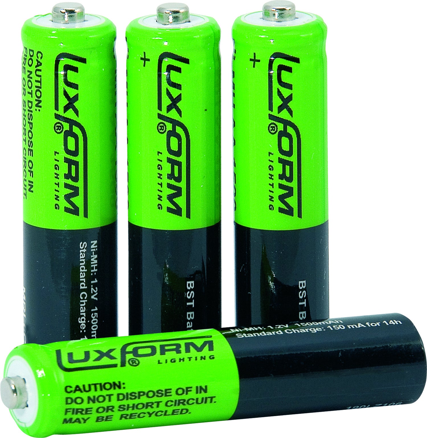 Luxform Lighting AAA oplaadbare batterij 4x 800 Mah NimH