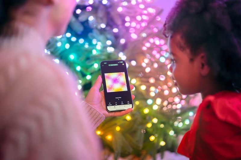 Twinkly TWKC200RGB-T Lichtketting Binnen Energielabel: G (A - G) Werkt Op USB Aantal Lampen 200 LED RGB USB-aansluiting