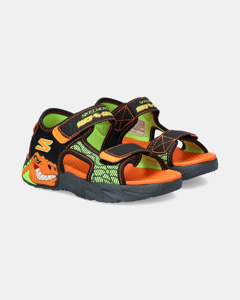 Skechers S-Slights Creature of Splash Sandalen  - zwart