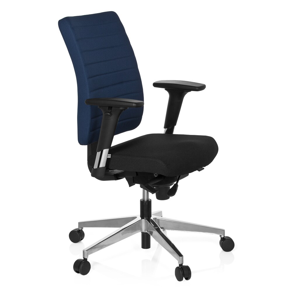 Profi Bürostuhl PRO-TEC 350 Stoff mit Armlehnen (höhenverstellbar) hjh OFFICE