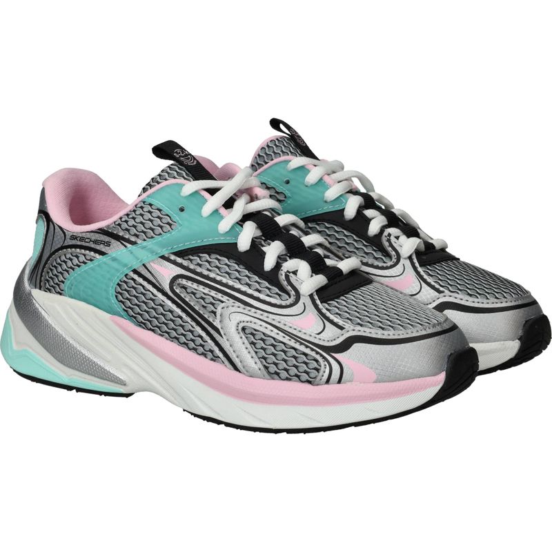 Skechers S2K Sneakers Zilver Meisjes