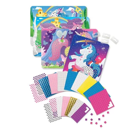 Sticky Mosaics Glitzer Einhorn