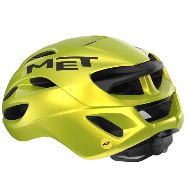 Casque vélo MET RIVALE MIPS CE LIME METALIC GLOSSY