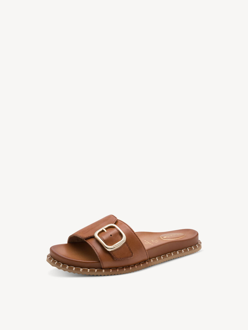 Leren Slipper - bruin
