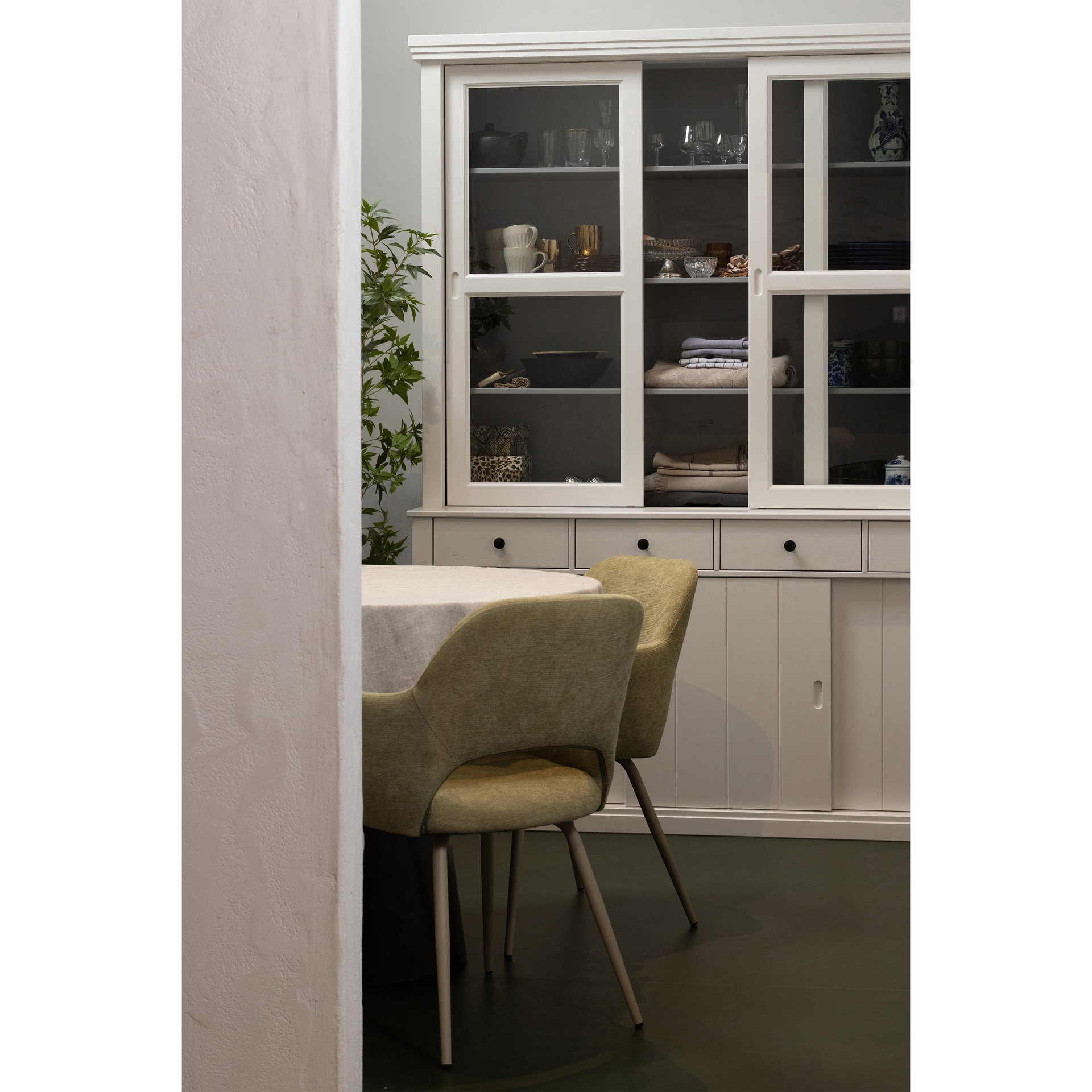 Buffetschrank LAGOS 166 x 214 cm weiß