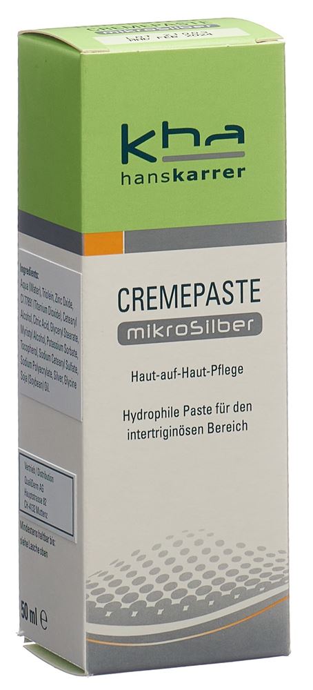 Hans Karrer Cremepaste MikroSilber<br>50 ml, Tube