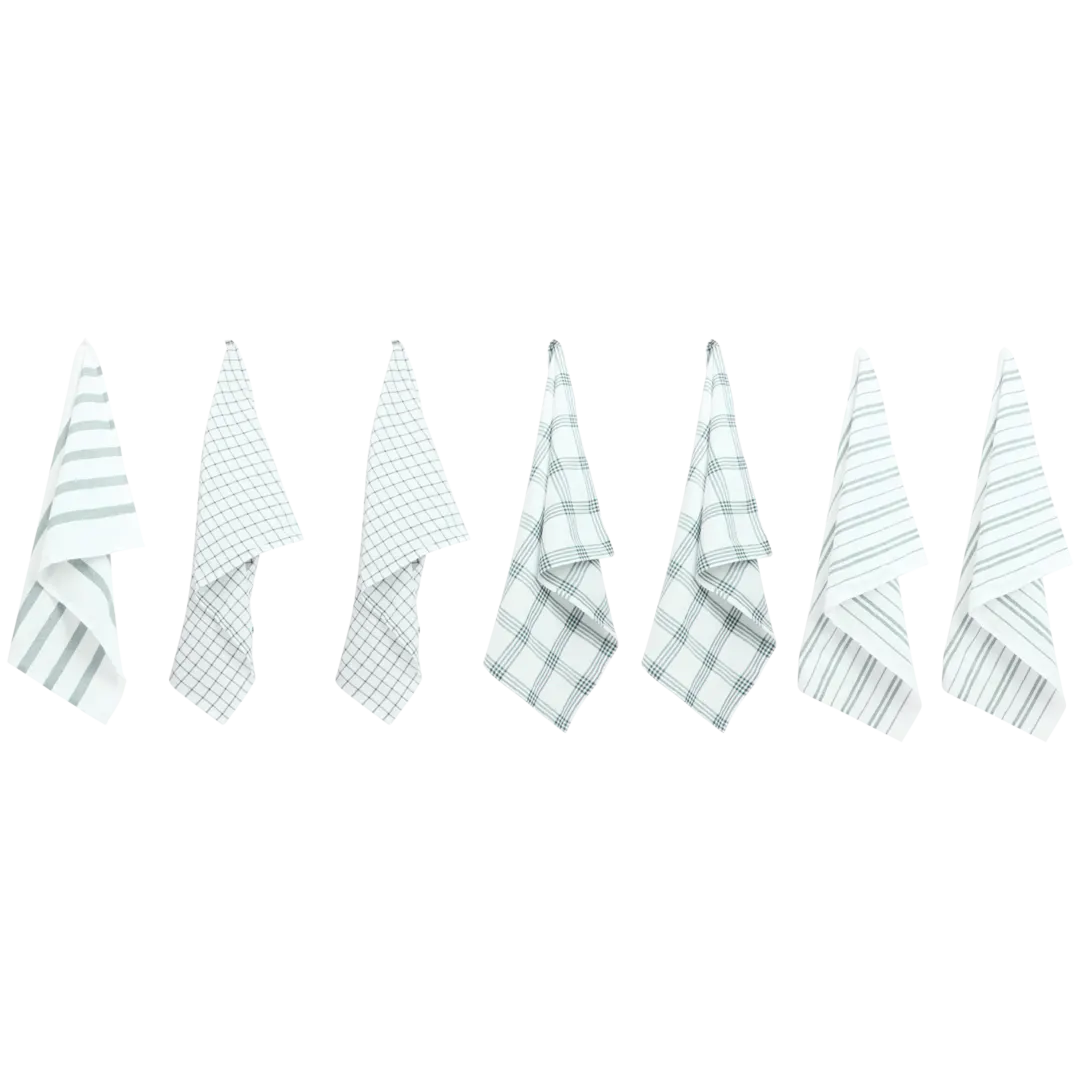 Theedoeken 7 stuks | 50 x 70 cm | diverse kleuren