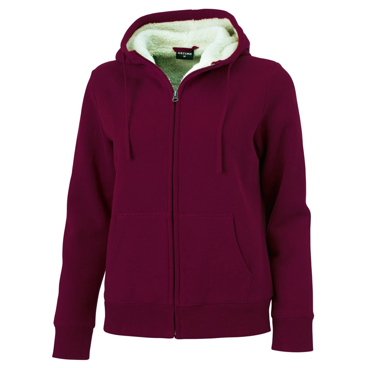 Sweatjacke mit Teddyfleece