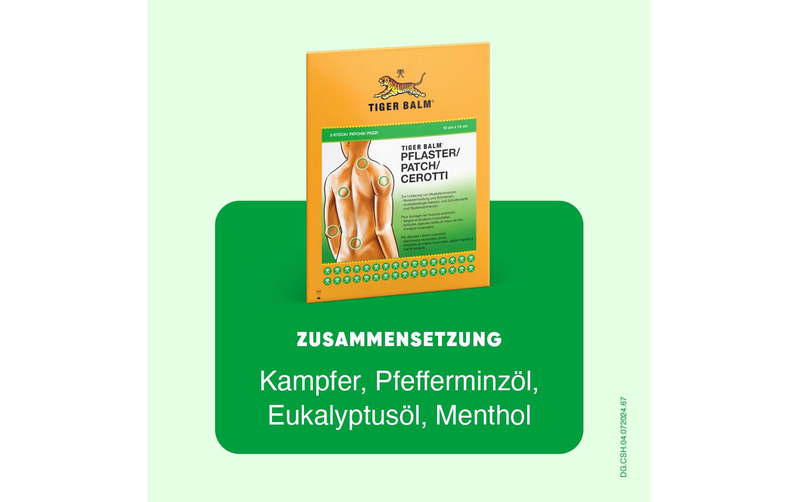 bei Muskelschmerzen 10 x 14 cm 3 StückSchmerzpflaster