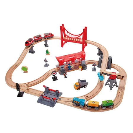 Hape Eisenbahn-Set Verkehrsreiche Stadt