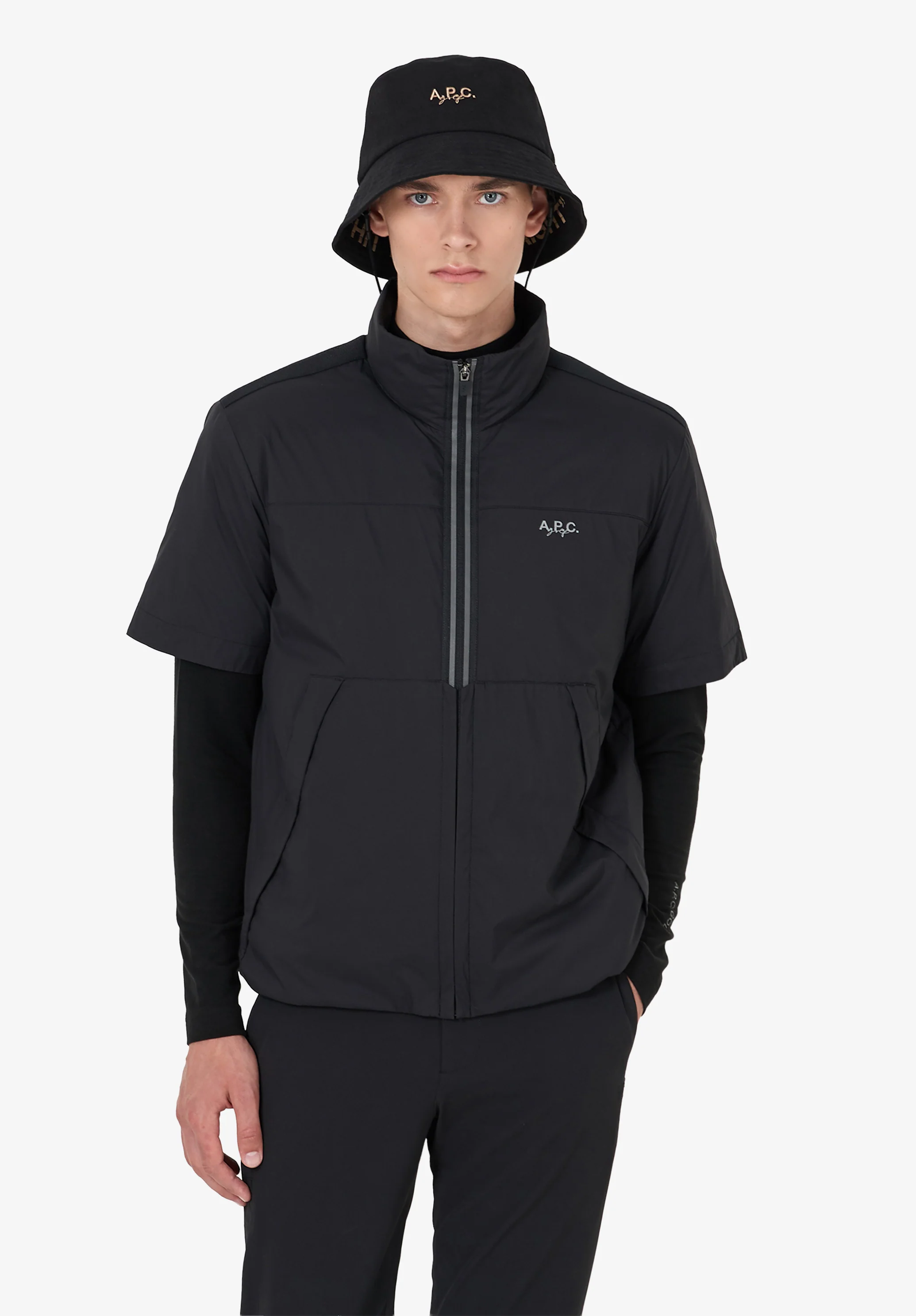 Blouson manches courtes - Noir